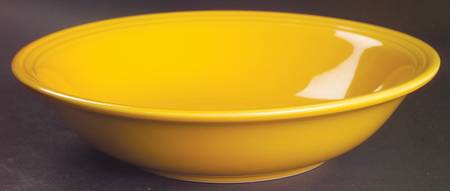 Petals Marigold 9" Round Vegetable Bowl