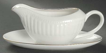 Athena Gold Gravy Boat & Underplate