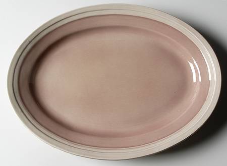 Departure Blush (Pale Lavender) 13" Oval Serving Platter