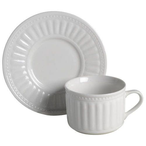 Athena Ariel Flat Cup & Saucer Set
