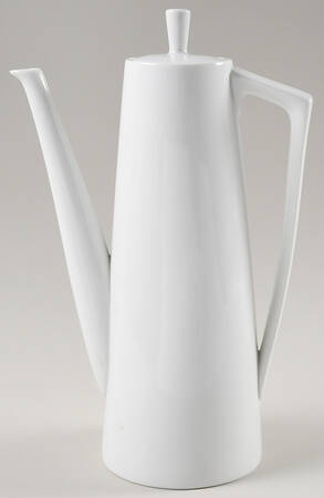 Contempo White Coffee Pot & Lid