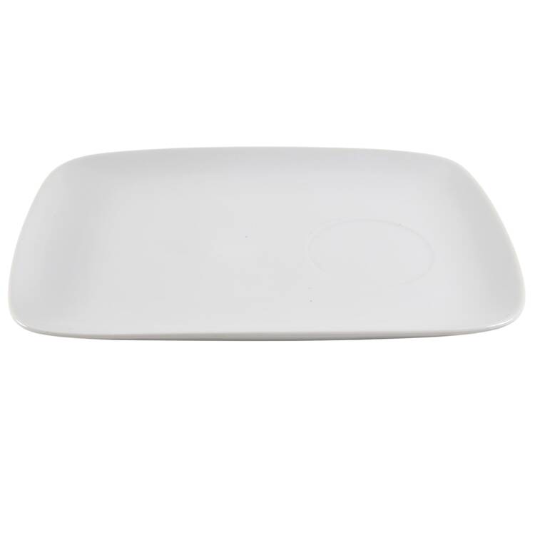Contempo White Snack Plate