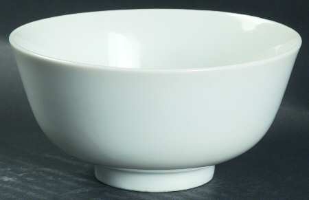 Contempo White Rice Bowl