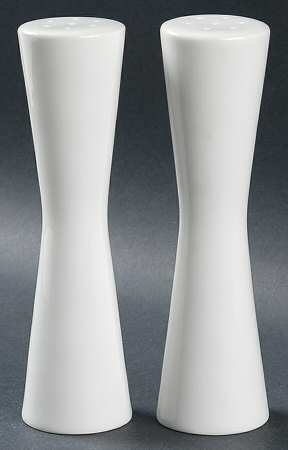 Contempo White Salt & Pepper Set
