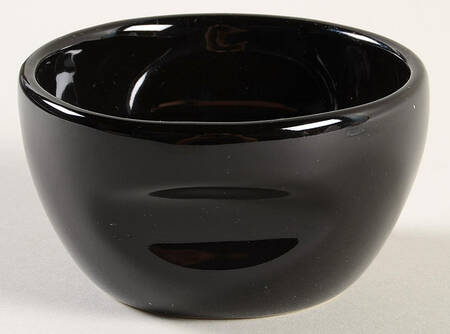 Russel Wright Black Pepper Family Size Open Sugar Bowl