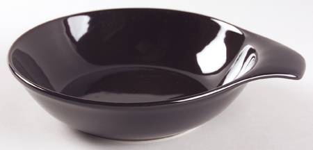 Russel Wright Black Pepper Lugged Soup Bowl