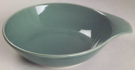 Russel Wright Seafoam Green Lugged Soup Bowl
