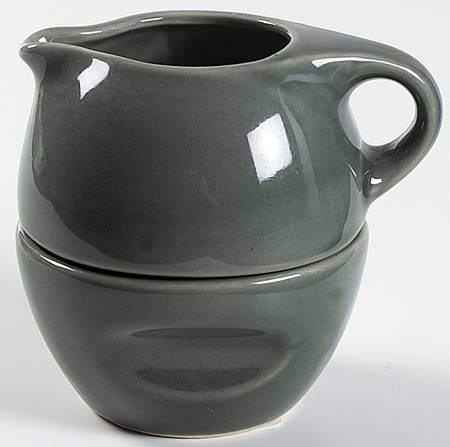 Russel Wright Seafoam Green Family Stacking Creamer & Open Sugar