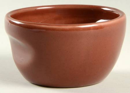 Russel Wright Bean Brown Family Size Open Sugar Bowl