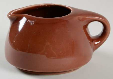 Russel Wright Bean Brown Family Size Creamer