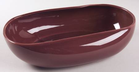 Russel Wright Bean Brown 11" Oval Vegetable Bowl