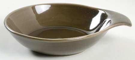 Russel Wright Charcoal Gray Lugged Soup Bowl