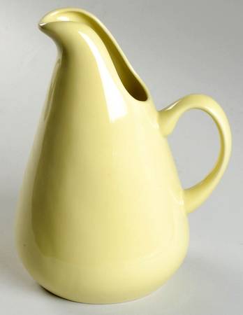Russel Wright Lemon Yellow 90 Oz Pitcher