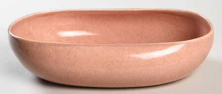Russel Wright Coral 10" Oval Vegetable Bowl