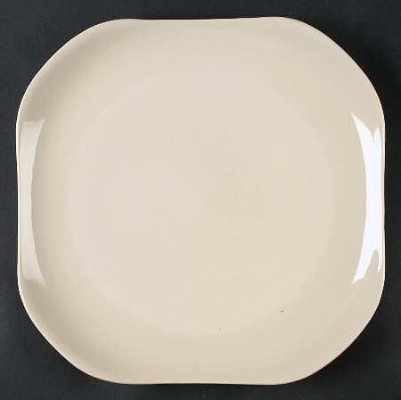 Russel Wright Linen Creme 13" Square Serving Platter