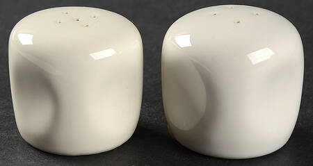 Russel Wright Sugar White Salt & Pepper Set