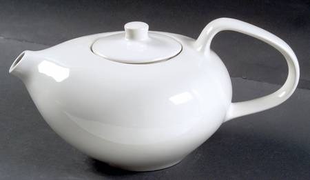 Russel Wright Sugar White Teapot & Lid