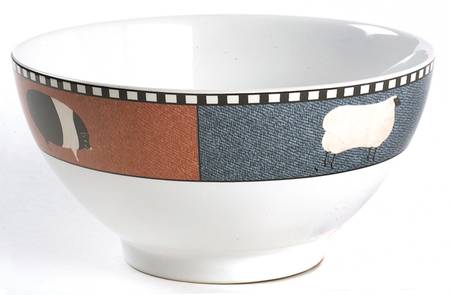 Barnyard Animals Individual Salad Bowl