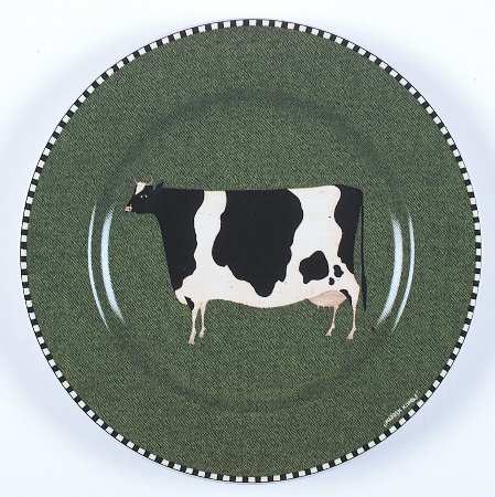 Barnyard Animals Salad Plate