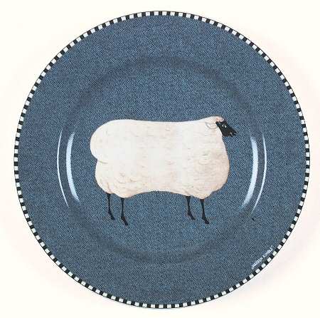 Barnyard Animals Salad Plate