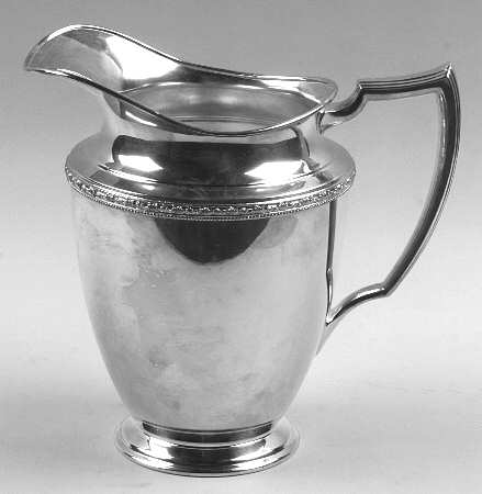 Arbor (Silverplate, Hollowware) Silverplate Water Pitcher