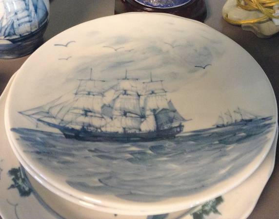Nautical 16" Chop Plate (Round Platter)