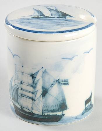 Nautical Sugar Bowl & Lid
