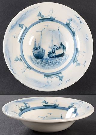 Nautical Rim Soup Bowl