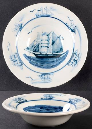 Nautical Rim Soup Bowl