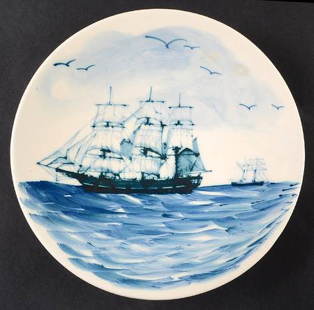 Nautical 11" Chop Plate (Round Platter)