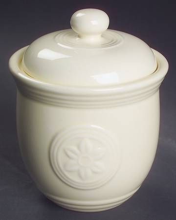 Petals Cream (Gardenia) Sugar Bowl & Lid