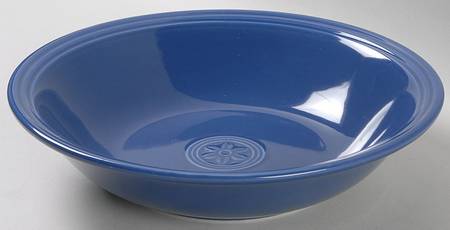 Petals Cobalt (Blue Bell) 9" Round Vegetable Bowl by Oneida