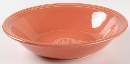 Petals Terra Cotta 9" Round Vegetable Bowl