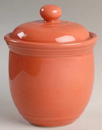 Petals Terra Cotta Sugar Bowl & Lid