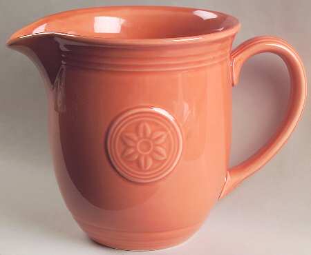 Petals Terra Cotta 64 Oz Pitcher