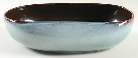 Russel Wright Sky Blue 11" Oval Vegetable Bowl