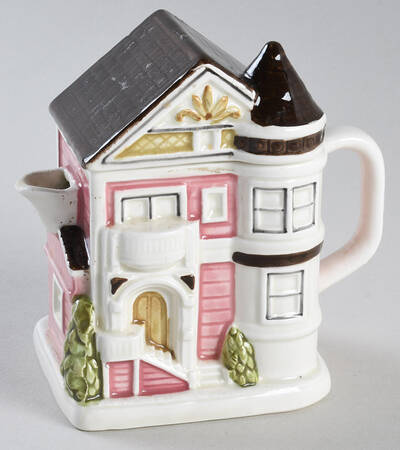 Victorian House Creamer & Lid