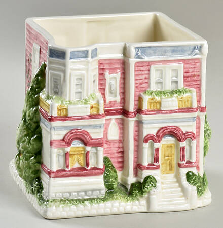 Victorian House Cookie Jar No Lid