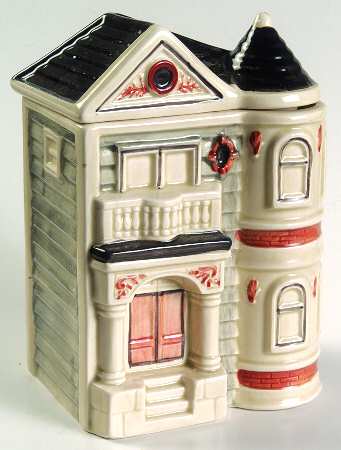 Victorian House Candy Jar & Lid