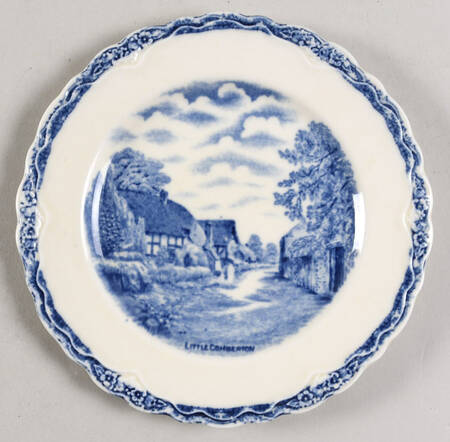 Country Side (Blue) Bread & Butter Plate