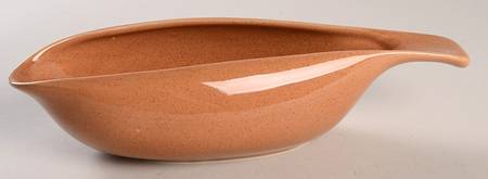 Russel Wright Cattail Brown Gravy Boat