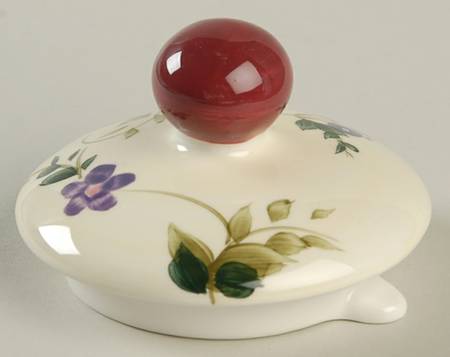 Strawberry Plaid Lid for Teapot