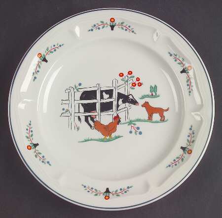 Farm Friends Salad Plate