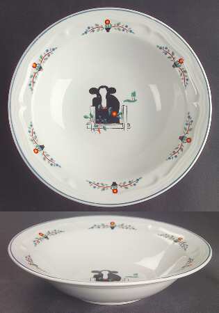 Farm Friends Rim Cereal Bowl