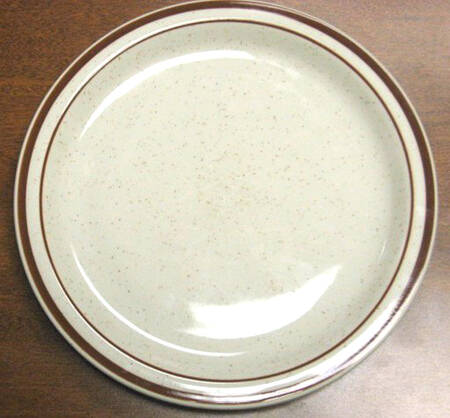 Dune Brown Dinner Plate