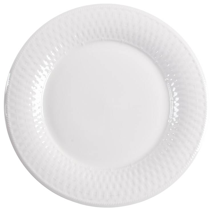 Basket Weave Dinner Plate