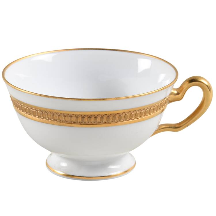 Crown (Band Off Edge) Footed Cup