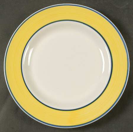 Bistro Yellow Salad Plate