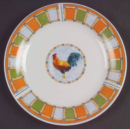 Rooster Patch Salad Plate