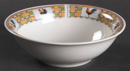 Rooster Patch Coupe Cereal Bowl